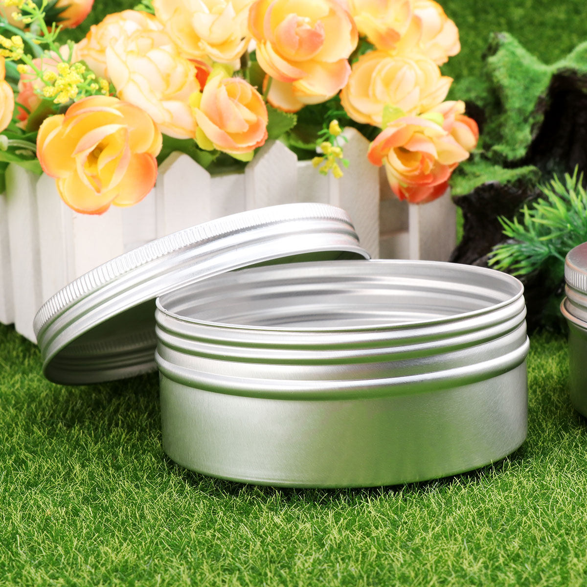 Tin Container Lid - 10 sztuk – aluminiowe pojemniki na