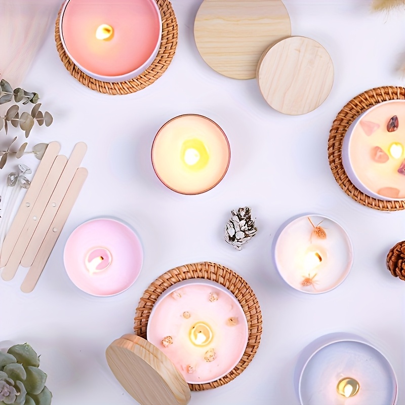 Biały metalowy pojemnik na świ – Candle Making Jars With Lids recenzja i cena