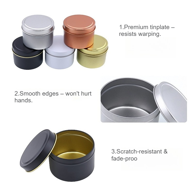 Okrągłe aluminiowe puszki na ś – Candle Making Jars With Lids recenzja i cena