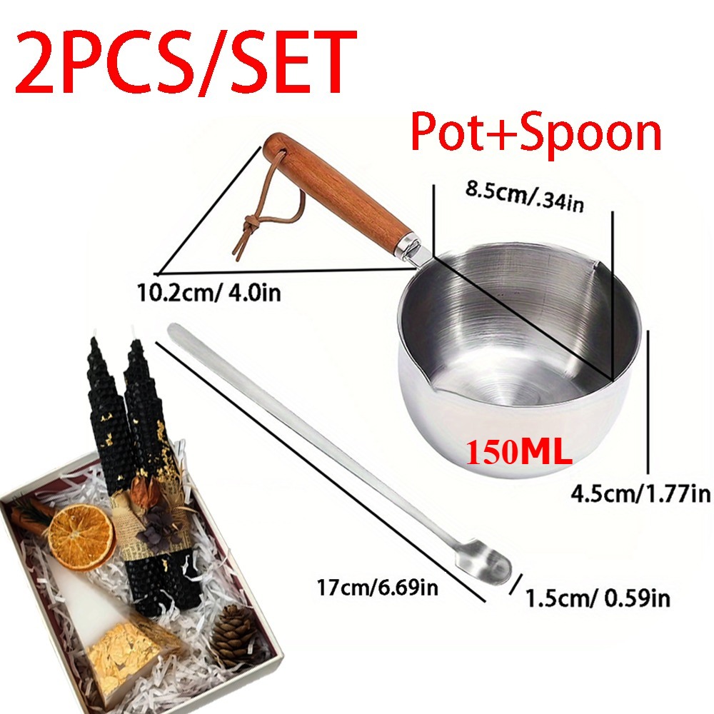 2 SZT./ZESTAW Drewniany uchwyt – Candle Making Jug recenzja i cena