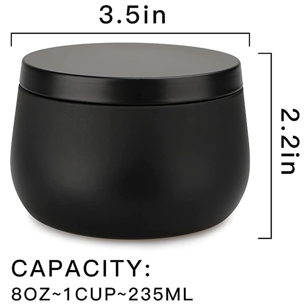12 szt. metalowych pojemników  – Tin Container Lid recenzja i cena